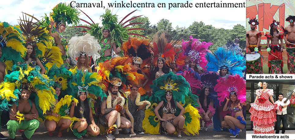 Danseressen uit Trinidad en Tobago