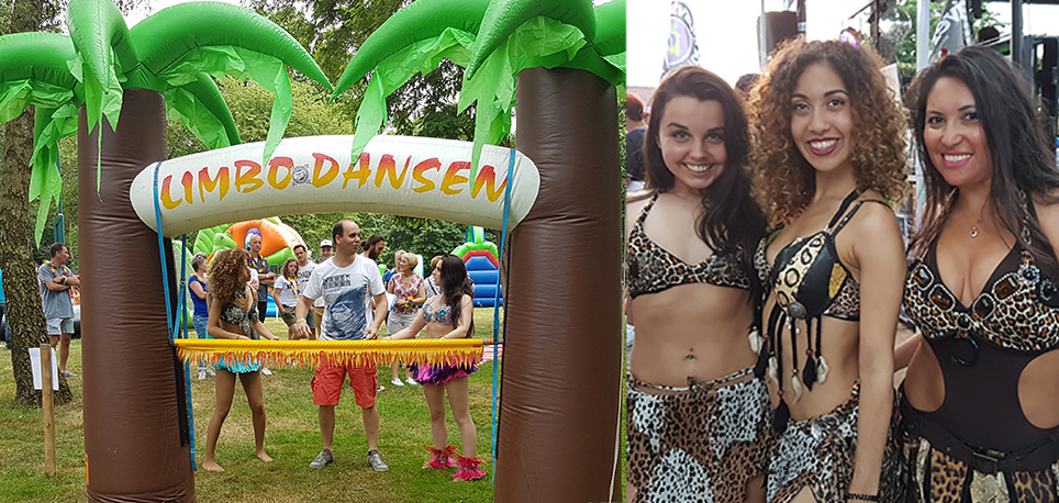 Danseressen uit Trinidad en Tobago