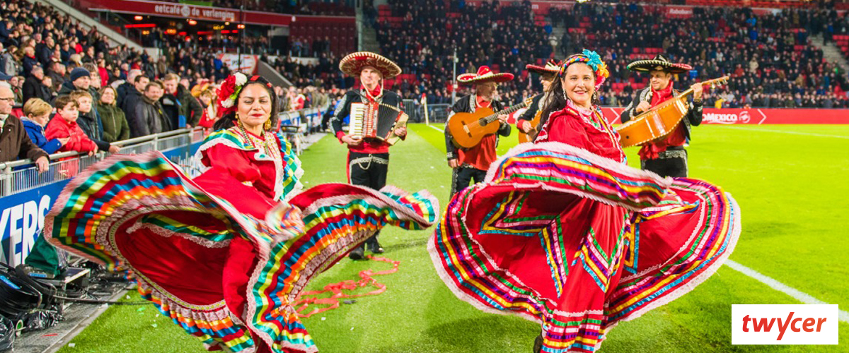 Danseressen uit Trinidad en Tobago